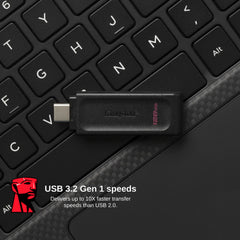 Kingston 128 GB USB C External Data Storage Memory Stick