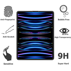 2x Tempered Glass Screens for iPad Pro 12.9" (2022) 