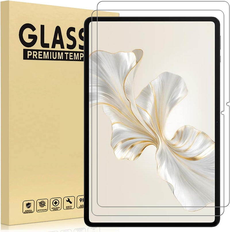 [2 Pack Screen Protector for HONOR Pad 9 12.1 Inch 2024, Tempered Glass Premium Film Guard 9H Hardness Anti-Scratch Anti-Fingerprint Protective HONOR Pad 9