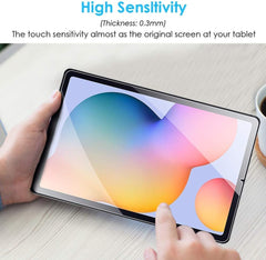 2-Pack Screen Protector for Galaxy Tab S6 Lite 10.4 2024 2022 2020 SM-P610/P615, 9H Hardness Tempered Glass Screen Film Guard HD Clear Samsung Tab S6 Lite 10.4