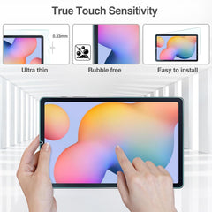 2-Pack Screen Protector for Galaxy Tab S6 Lite 10.4 2024 2022 2020 SM-P610/P615, 9H Hardness Tempered Glass Screen Film Guard HD Clear Samsung Tab S6 Lite 10.4