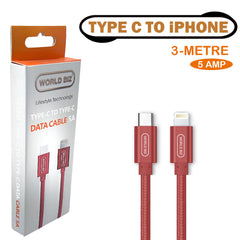 Type-C to IPhone 5AMP Fast Charging Cable