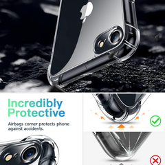 Clear Transparent Bumper Cover for iPhone 8 - 4.7 inc