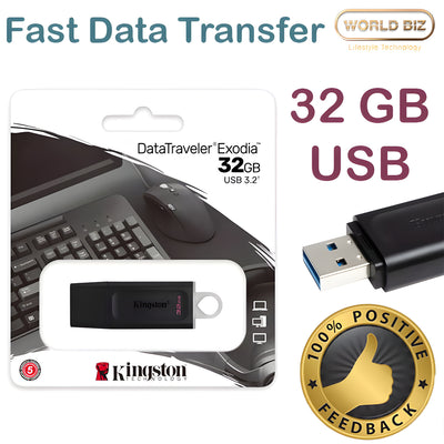 32GB USB 3.2 Flash Pen Drive Stick