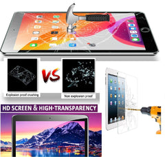 Pair of tempered glass protection for Apple iPad 5 Air 1 2013