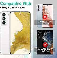S22 5G 6.1 Bumper Case with Shockproof Corners