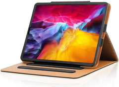 Tan magnetic cover designed for iPad Pro 12.9-inch model 2020