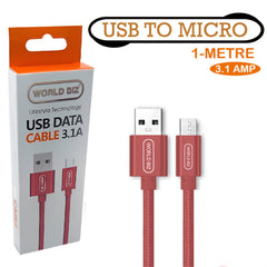 Micro USB Cable, 3.1 AMP Micro Android Charging Lead