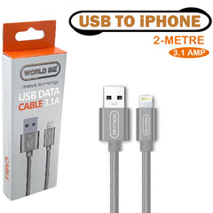 For iPhone Charger Cable USB Fast Charging Lead