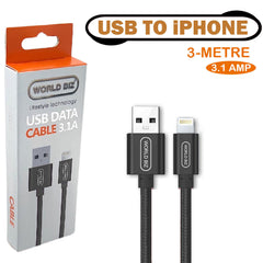 For iPhone Charger Cable USB Fast Charging Lead