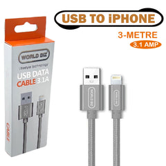 For iPhone Charger Cable USB Fast Charging Lead
